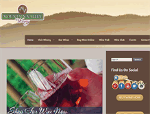 Tablet Screenshot of mountainvalleywinery.com